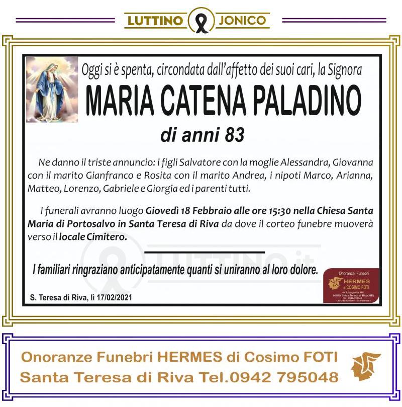 Maria Catena  Paladino 